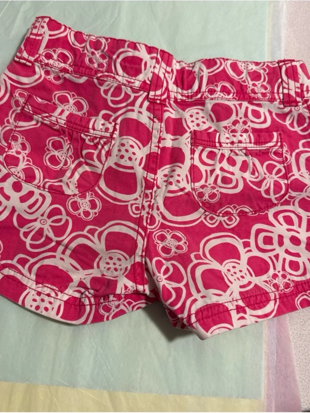 Hang Ten Hot Pink and White Floral Shorts